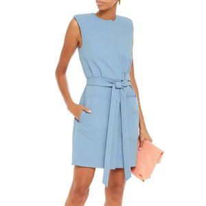 Tibi Stretch Crepe Wrap Dress